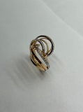 "Braid of Elegance" Ring Hand-Made in Italy