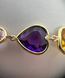 "Rain of Colors" Gem Linked Bracelet by Kupfer Design