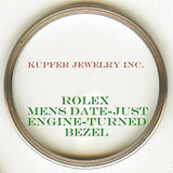 Rolex Mens President, Date-Just, Date Bezel - Engine Turned - Kupfer Jewelry - 2