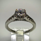 Ritani Engagement Ring in Platinum by Ritani (Mounting ONLY without Center) - Kupfer Jewelry - 5