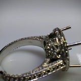 Danhov Couture Engagement Ring in 18kt White Gold by Danhov Couture (Mounting ONLY) - Kupfer Jewelry - 7